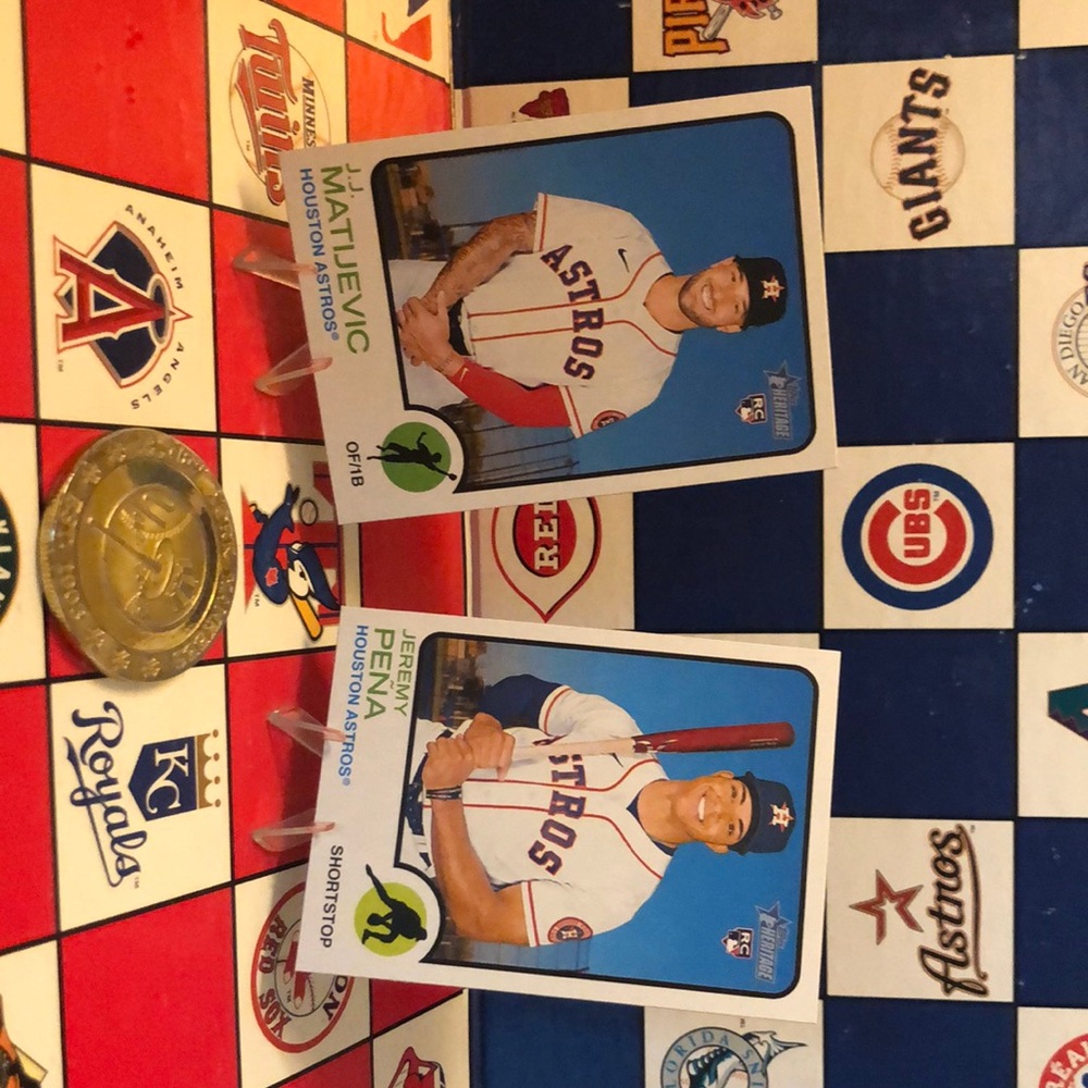 Houston Astros ( 2 rookie card lot )